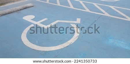 ็Handicapped parking,  accessible parking, Disabled-parking space
