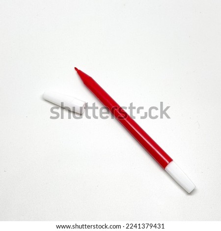 The Red watermarker for drawing and writing