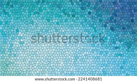 abstract blended ocean blue color geometric standard blended small mosaic gradient background Royalty-Free Stock Photo #2241408681