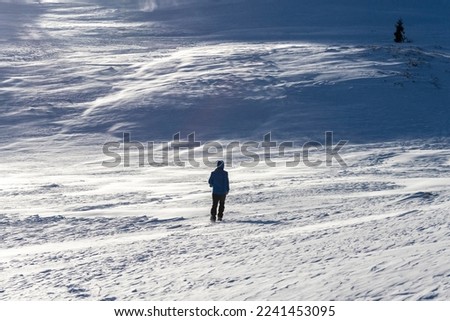 Winter hiking in Romanian Ciucas Mountains