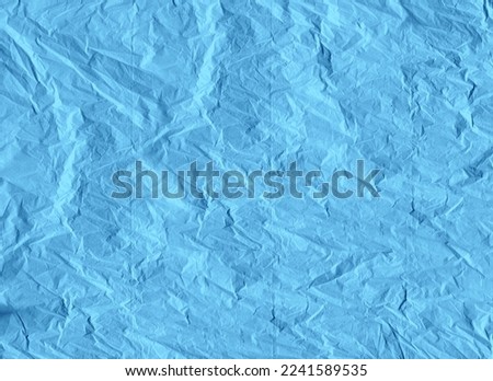 blue plastic sheet material surface