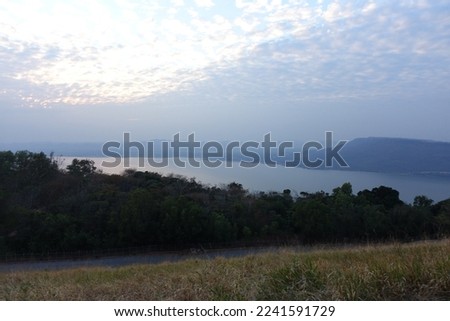 Sky, forest, mountain and Sunset viewpoint at Lam Takhong