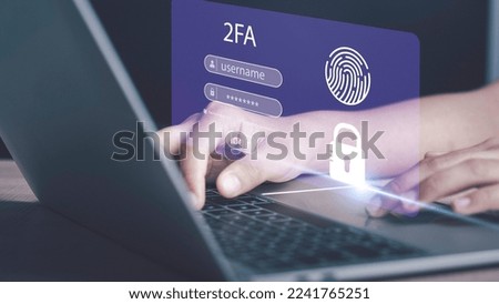 2fa two-step verification system protection technology, Login, User, identification information security and encryption, Account Access app password to sign in securely or receive verification code.