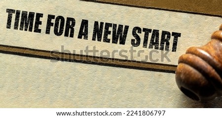 Time for A New Start words the chapter heading title at the start of page  NewYou, Goal, Resolution, health, Love, and Happy Valentine’s day concept Royalty-Free Stock Photo #2241806797