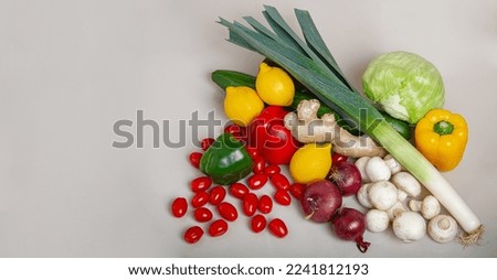 Juicy, fresh, tasty vegetables with useful vitamins