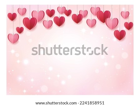Valentine's Day 3D Heart Frame, Background