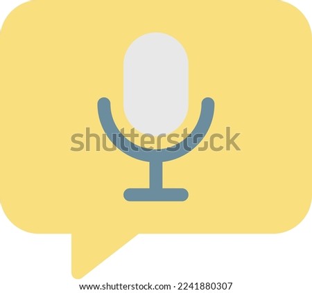 voice Vector illustration on a transparent background. Premium quality symmbols. Line Color vector icons for concept and graphic design. 