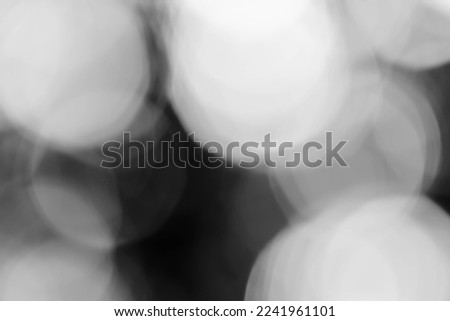 Black and white bokeh nature texture background