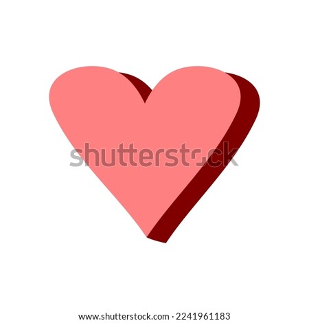 cute themed love shapes or pink heart shapes