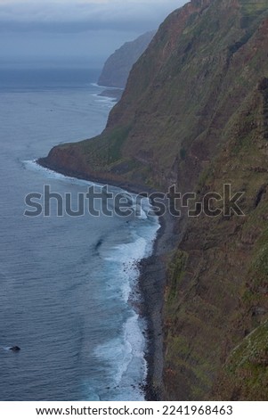 Awesome picture of a dreamlike landscape on the volcanic island of Madeira with beautiful coasts.