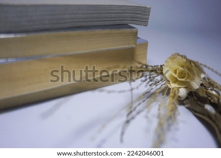 book backgrounds. stack of books on white background.