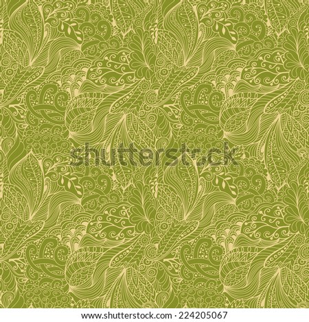 Vector seamless pattern. Modern stylish texture. Repeating abstract background. 