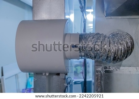 A house Humidifier, Whole Home Humidifier, Automatic High Output Furnace Humidifier, Large Capacity Whole House Humidifier Royalty-Free Stock Photo #2242205921