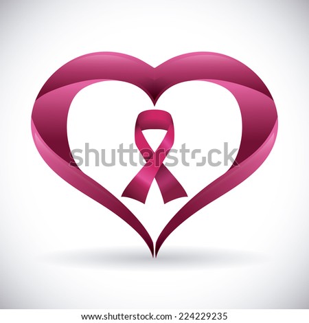 breast cancer graphic design , vector illustration