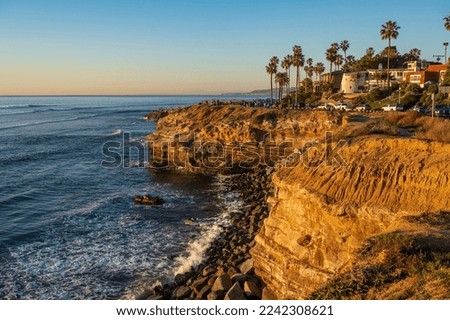 Sunset Cliffs San Diego CA Royalty-Free Stock Photo #2242308621