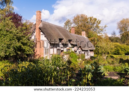 Anne Hathaway's Cottage England Royalty-Free Stock Photo #224231053