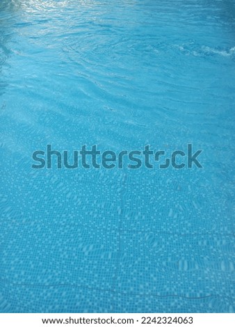 calm water in the swimming pool