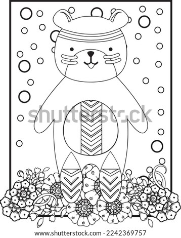 Bear Coloring pages For Kids