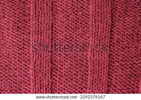 Organic knit background with detail woven threads.
