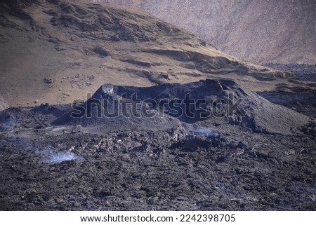 vulcano cone of Fagradalsfjall volcano, Iceland