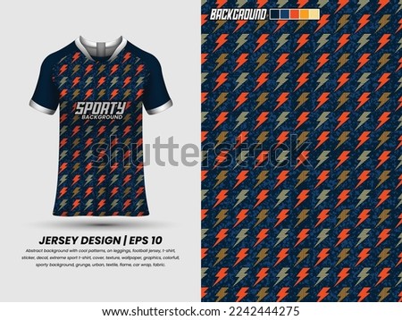 Abstract background with grunge pattern, ready to print, sublimation design, soccer jersey design