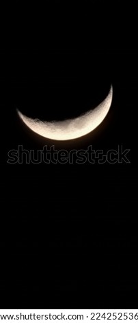 A partially moon picture middle East 