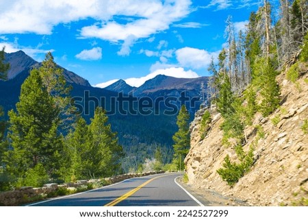 Rocky Mountain National Park Colorado Scenic Drive Royalty-Free Stock Photo #2242527299