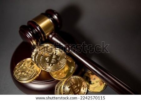 Crypto Currency Legal Battles After Collapse. Royalty-Free Stock Photo #2242570115