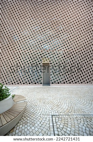 Abstract modern architecture background. Texture, pattern, geometry