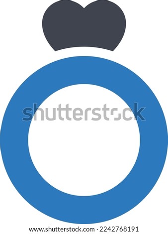 ring Vector illustration on a transparent background. Premium quality symmbols. Glyphs vector icons for concept and graphic design. 

