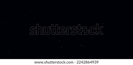 Panorama blue night sky .Universe filled with stars, nebula and galaxy with noise and grain.Photo by long exposure and select white balance.selection focus.amazing