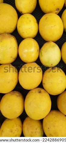 local indonesian lemon in traditional market