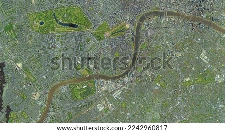 Central London HD satellite Image