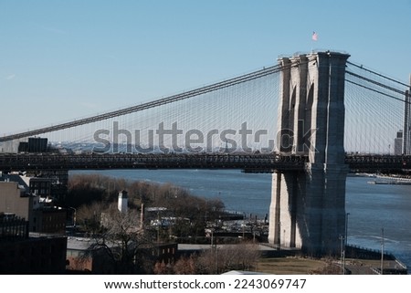 Brooklyn Bridge with Statue of Liberty