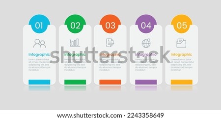 Business concept infographic template design. Vector infographic design