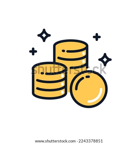 Point simple icon illustration material Royalty-Free Stock Photo #2243378851
