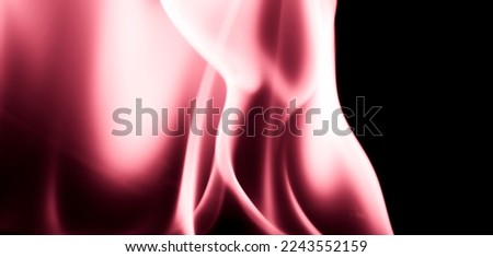 flame on a black background. burning gasoline