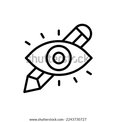 Visual Identities icon in vector. Logotype Royalty-Free Stock Photo #2243730727