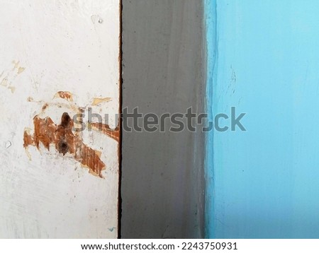 Abstract gray blue color wall background and strokes