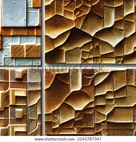 Brown and yellow, mixed colors, tile texture or background, tile floor, wall for kitchen, bathroom etc.