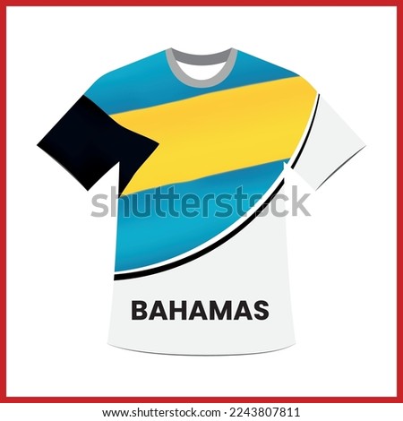 Bahamas Shirt Design and Flag Shirt Design