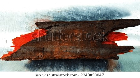 pieces of wood on a silver background