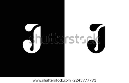 J letter vector logo. j letter vector logo Royalty-Free Stock Photo #2243977791