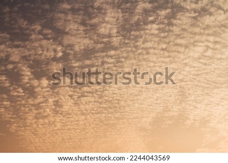 sunset or sunrise with colorful clouds