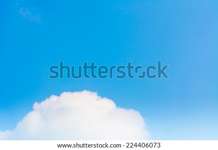 blue sky in the clear sky day image background .