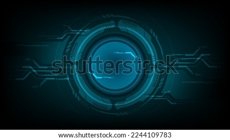 2d sci fi Abstract futuristic electronic circuit technology background	

