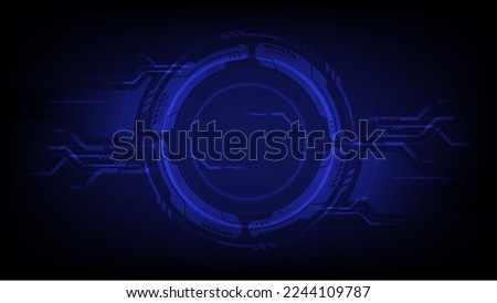 2d sci fi Abstract futuristic electronic circuit technology background	
