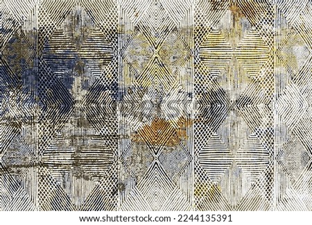 Carpet And Rugs Designs With Distressed Texture And Modern Colors background pattern Royalty-Free Stock Photo #2244135391