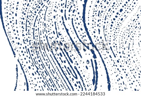 Grunge texture. Distress indigo rough trace. Eminent background. Noise dirty grunge texture. Classy artistic surface. Vector illustration.