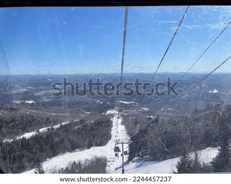 Gore mountain Adirondacks riding the ski lift